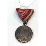 WW1 Austria - Hungary bravery medal full size, original ribbon