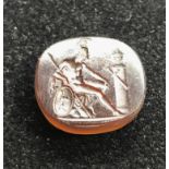 Fine antique intaglio measures approx 18.5mm by 16mm