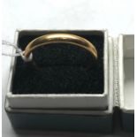 22ct gold wedding band weight 3.7