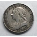 Victorian 1893 silver crown