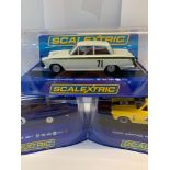 3 Scalextric boxed cars includes 3 x Cortina all in as new boxed condition