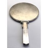 Georg Jensen silver vanity mirror measures approx. 26cm by 14cm hallmarked 134E Denmark GJ