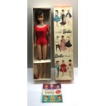 Original vintage boxed vintage barbie doll complete with booklet and stand in box i