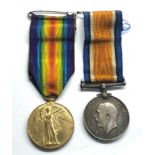 WW1 pair of medals to 200884 pte .a.davis MANCH.R