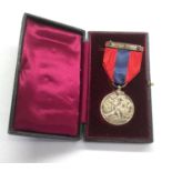 GV boxed imperial service medal named James Herreman