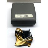 Rosenthal studio - line abstract brooch original box