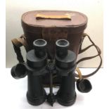 Early military binoculars Barr & Stroud 7xcf41 Glasgow and London A.P No 1900A serial No 16941 in
