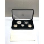 Royal Mint 2007 UK Piedfort proof coin set with c.o.a