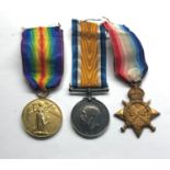 WW1 trio medals to 35696 cpl .h.topliss R.A.M.C
