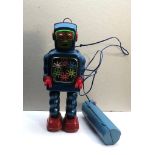 Vintage Japanese tin robot