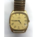 Vintage Omega De ville gold tone wristwatch