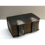1867 Leather bound Dutch Bible with silver clasps
