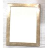 Large vintage silver picture frame hallmarked silver H.C Ltd measures approx 29cm by 20cm in good