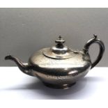 Victorian silver teapot london silver hallmarks makers mark W.M weight 600 g