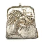 Silver handmade pendant, approximate measurement: 4.5cm by 3cm, weight 9.3g