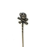 Skull and Cross bones stick pin