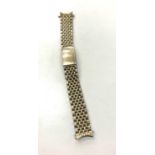 Omega mens watch strap, approximate length 17cm used condition