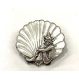 Silver Pixie detail brooch, approximate measurements: 2cm.