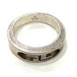 Gucci Silver ring, Size Q.