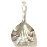 antique Silver hallmarked Irish/Celtic tea caddy spoon