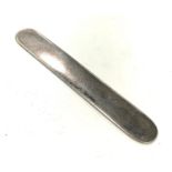 Silver hallmarked book mark, page turner approximate length 9cm