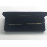 vintage boxed gold plated Waterman pencil