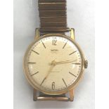 Vintage smiths 21 jewel gents wrist watch not working