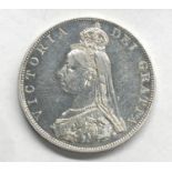 unc victorian 1887 silver crown