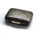 Vintage silver purse snuff / Pill box full silver hallmarks