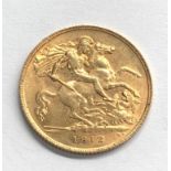 high grade 1912 half sovereign