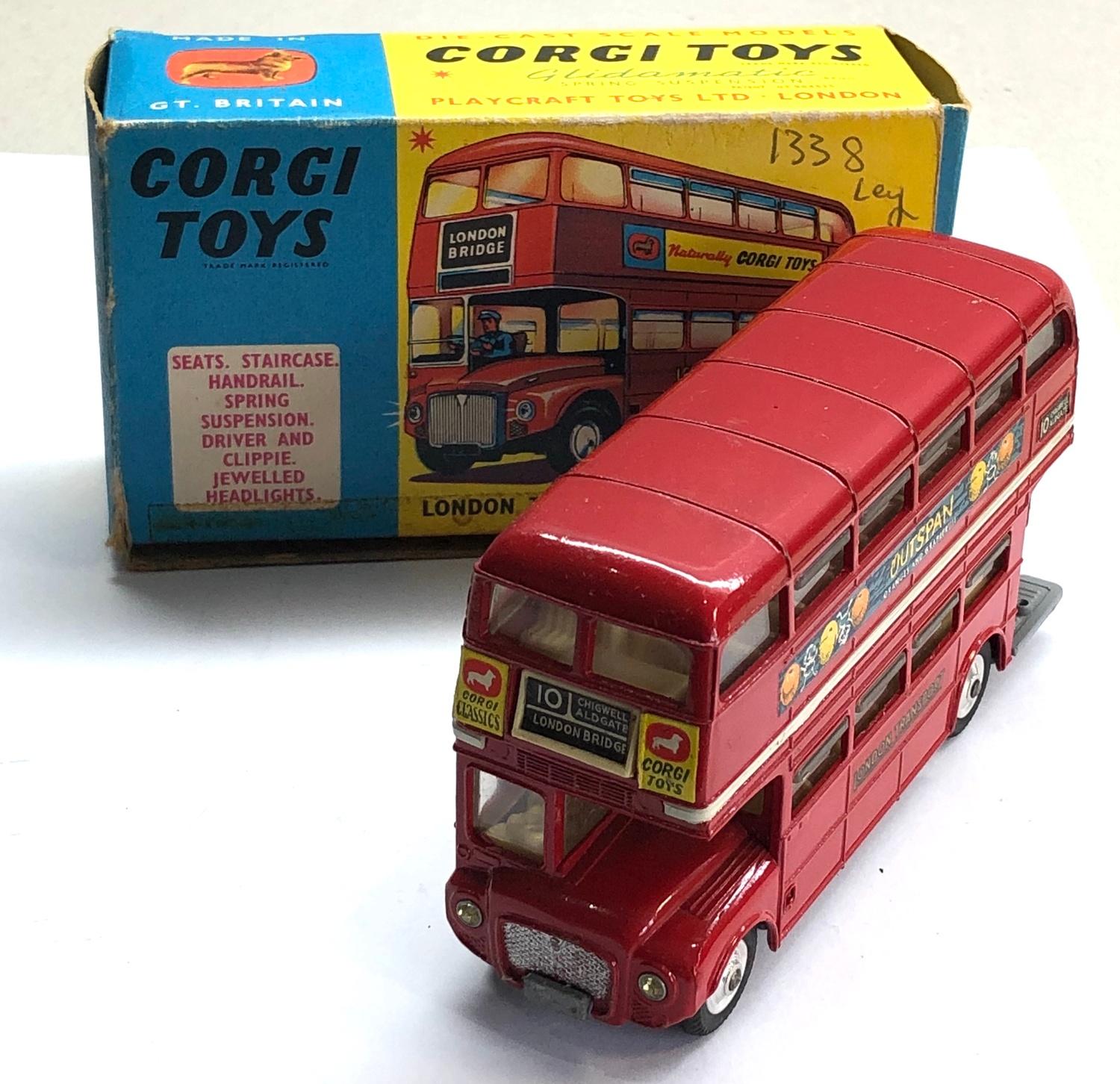 Vintage boxed Corgi 468 London transport routemaster bus - Image 2 of 3
