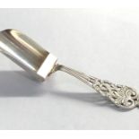 continental silver caddy /sugar spoon 800 silver hallmark