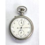 Antique / Vintage split second chronograph pocket watch it is in as found condition this watch is