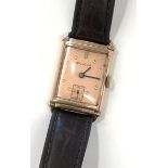 Vintage 14ct gold filled Bolova wristwatch, watch winds and ticks but no warranty given