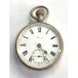 Antique / Vintage Moeris pocket watch it is in as found condition this watch is working it has a