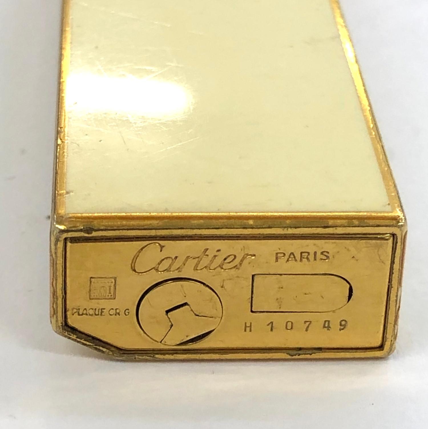 Vintage Cartier cigarette lighter, in good untested condition as shown in images. - Image 2 of 4