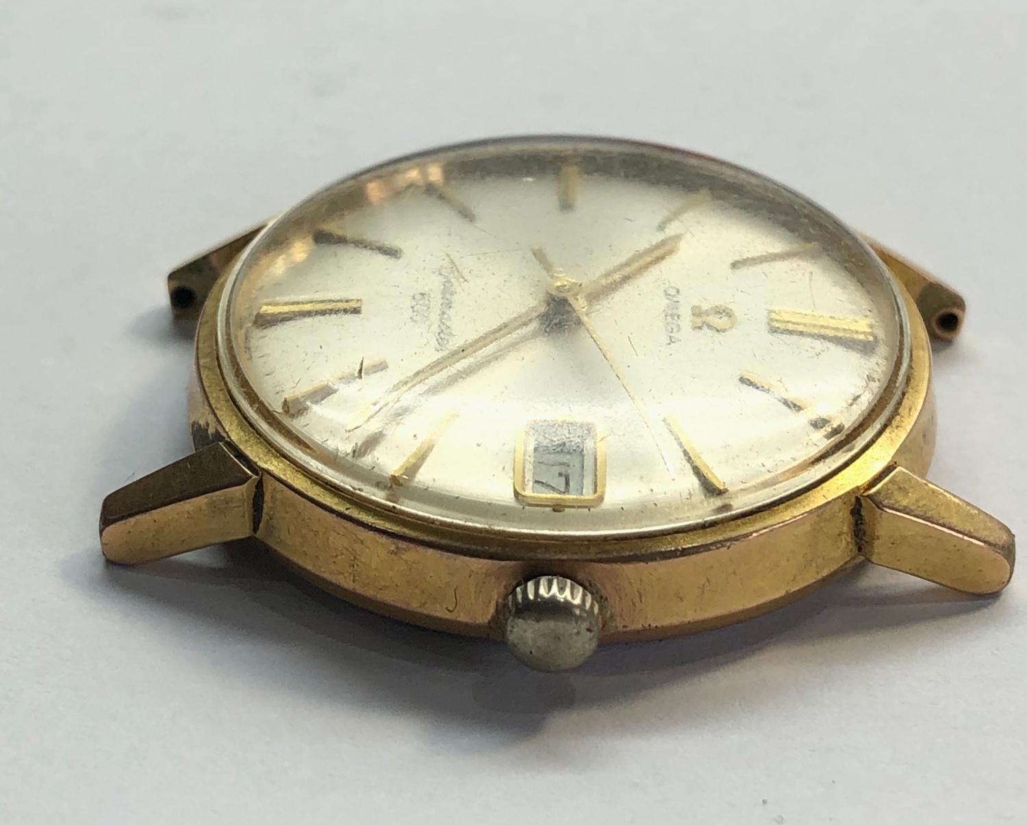 Vintage Omega seamaster 600 gents wristwatch watch has replacement winder the watch will tick but no - Image 2 of 3