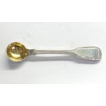 antique georgian silver mustard spoon