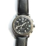 Gents Tag Heuer Targa Florio automatic Chronograph wristwatch watch is in working order but no