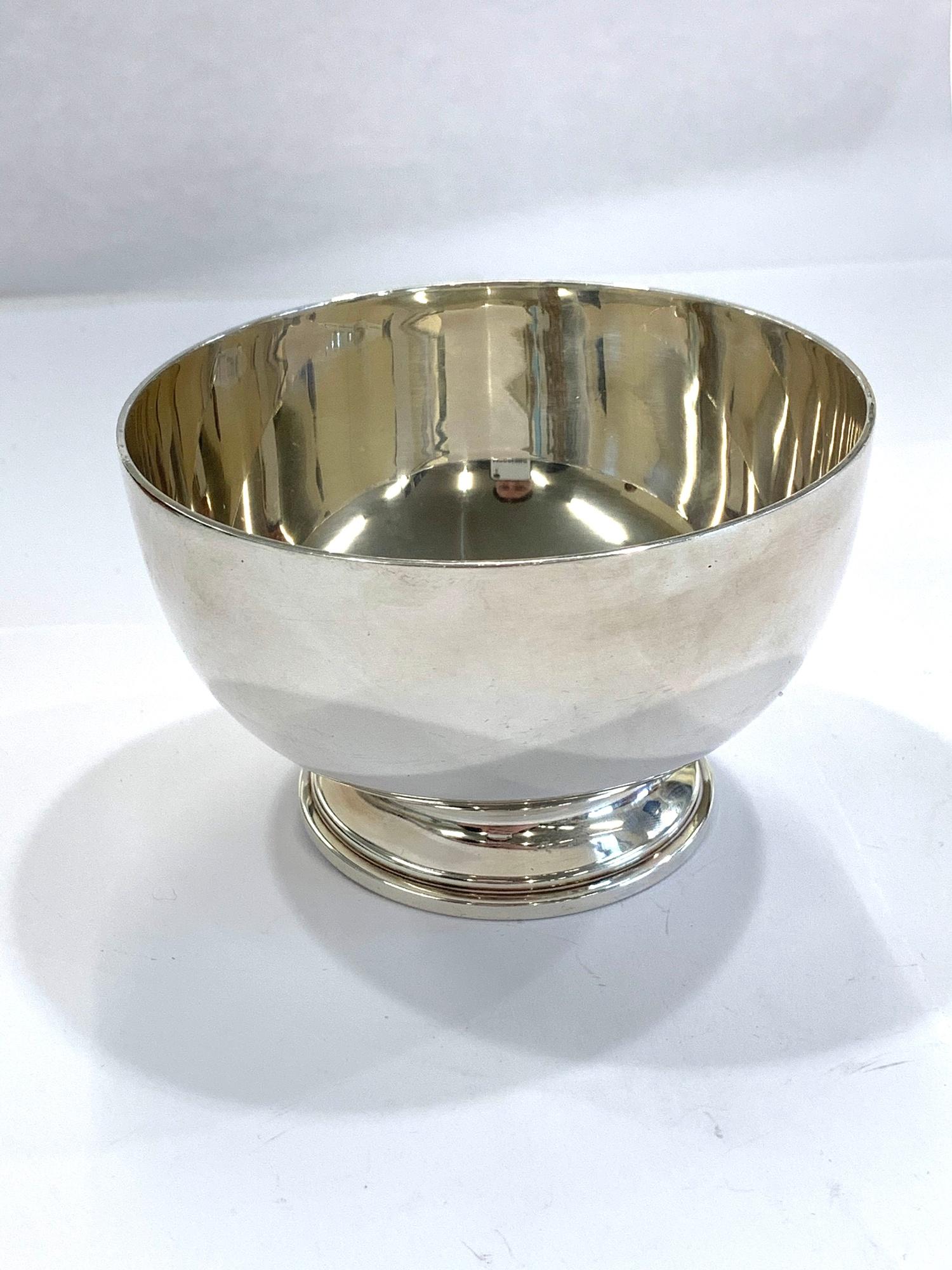 Vintage Hallmarked 1977 London silver bowl by payne & Son Oxford Diameter - 10cm In vintage - Image 3 of 3