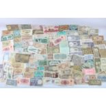 Assorted Vintage World bank notes Mixed Denominations & Currencies Inc Italy, China, France Etc