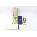 Gulf War Boxed liberation of Kuwait medals outer box Named Q1020110 Corporal JD Yearly Queen