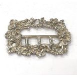 Silver buckle, approximate total weight: 31g