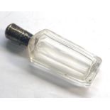 antique silver niello top perfume bottle in uncleaned condition measures approx 8.5 cm dutch sword