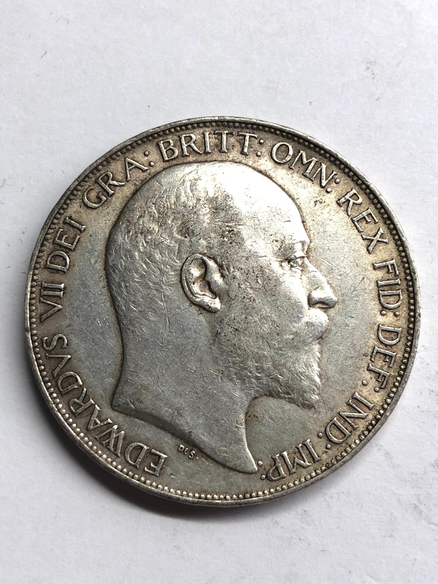 1902 Edward V11 silver crown