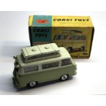 Original boxed corgi 420 ford thames airborne caravan as shown condition