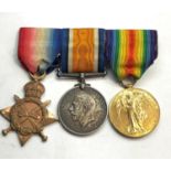 WW1 trio medal named 94230 gunner j.f marsden R.F.A -RA, as shown condition