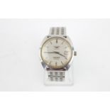 Vintage 1970's Gents Longines Admiral wristwatch automatic original Longines winding crown,