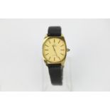 Vintage Gents c.1970's OMEGA De Ville Gold Tone WRISTWATCH Hand-Wind WORKING w/ Omega Cal 625/17