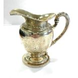 Antique/ vintage stamped 800 continental silver cream jug height - 8.5cm item is in antique/ vintage